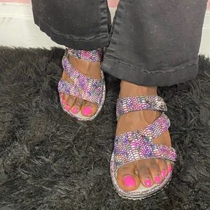 Purple Snake Sandal